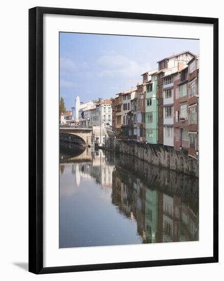 Midieval Houses, Agout River, Quai Des Jacobins, Castres, Midi-Pyrenees Region, France-Walter Bibikow-Framed Photographic Print