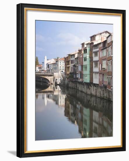 Midieval Houses, Agout River, Quai Des Jacobins, Castres, Midi-Pyrenees Region, France-Walter Bibikow-Framed Photographic Print