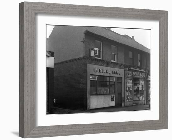 Midland Bank, Thurnscoe, South Yorkshire, 1969-Michael Walters-Framed Photographic Print