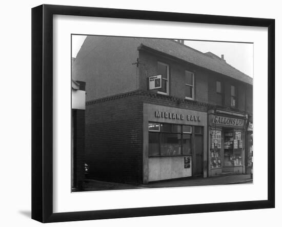 Midland Bank, Thurnscoe, South Yorkshire, 1969-Michael Walters-Framed Photographic Print