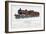 Midland Railway Express Loco No 1025-W.j. Stokoe-Framed Art Print