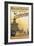 Midland Railway - London Vintage Poster-Lantern Press-Framed Art Print