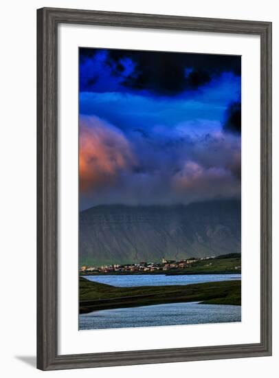 Midnight at Grundarfjörður Summer Iceland-Vincent James-Framed Photographic Print