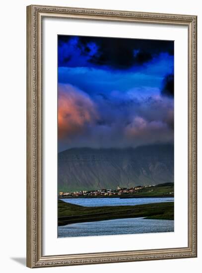 Midnight at Grundarfjörður Summer Iceland-Vincent James-Framed Photographic Print