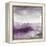 Midnight at the Lake II Amethyst and Grey-Mike Schick-Framed Stretched Canvas