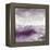 Midnight at the Lake II Amethyst and Grey-Mike Schick-Framed Stretched Canvas