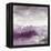 Midnight at the Lake II Amethyst and Grey-Mike Schick-Framed Stretched Canvas