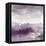 Midnight at the Lake II Amethyst and Grey-Mike Schick-Framed Stretched Canvas