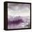 Midnight at the Lake II Amethyst and Grey-Mike Schick-Framed Stretched Canvas