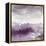 Midnight at the Lake II Amethyst and Grey-Mike Schick-Framed Stretched Canvas