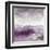 Midnight at the Lake II Amethyst and Grey-Mike Schick-Framed Art Print