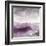 Midnight at the Lake II Amethyst and Grey-Mike Schick-Framed Art Print