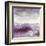 Midnight at the Lake II Amethyst and Grey-Mike Schick-Framed Art Print