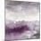 Midnight at the Lake II Amethyst and Grey-Mike Schick-Mounted Art Print