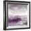 Midnight at the Lake II Amethyst and Grey-Mike Schick-Framed Art Print