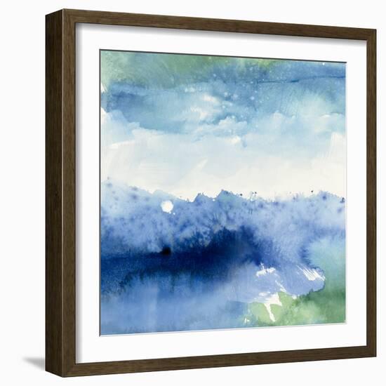 Midnight at the Lake II-Mike Schick-Framed Art Print