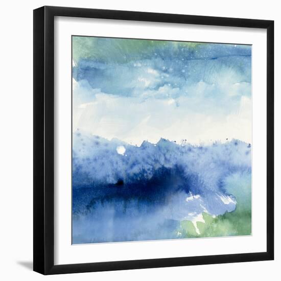 Midnight at the Lake II-Mike Schick-Framed Art Print