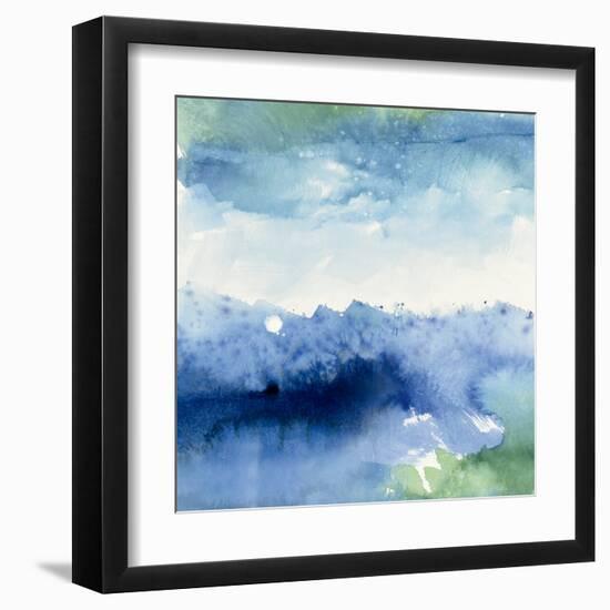 Midnight at the Lake II-Mike Schick-Framed Art Print