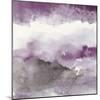 Midnight at the Lake III Amethyst and Grey-Mike Schick-Mounted Art Print