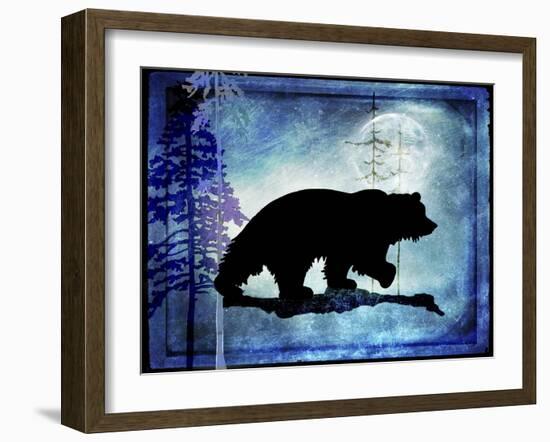 Midnight Bear-LightBoxJournal-Framed Giclee Print