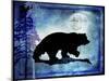 Midnight Bear-LightBoxJournal-Mounted Giclee Print