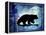 Midnight Bear-LightBoxJournal-Framed Premier Image Canvas