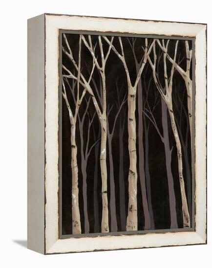 Midnight Birches I-Jade Reynolds-Framed Stretched Canvas