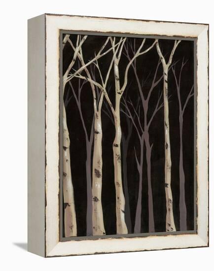 Midnight Birches II-Jade Reynolds-Framed Stretched Canvas