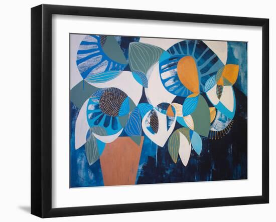 Midnight Bloom-Gabriela Avila-Framed Art Print