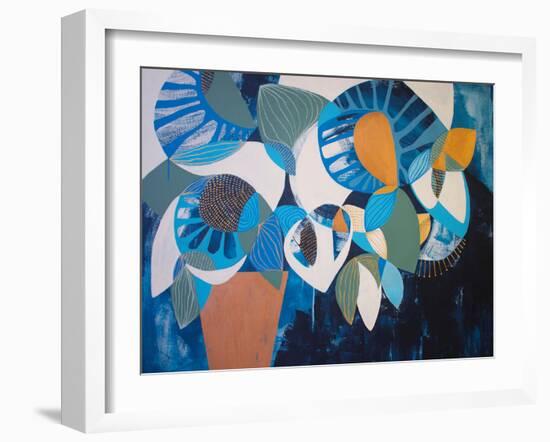 Midnight Bloom-Gabriela Avila-Framed Art Print