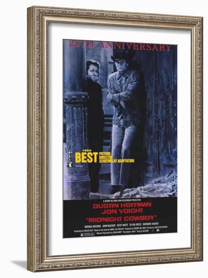 Midnight Cowboy, 25th Anniversary, 1969-null-Framed Art Print