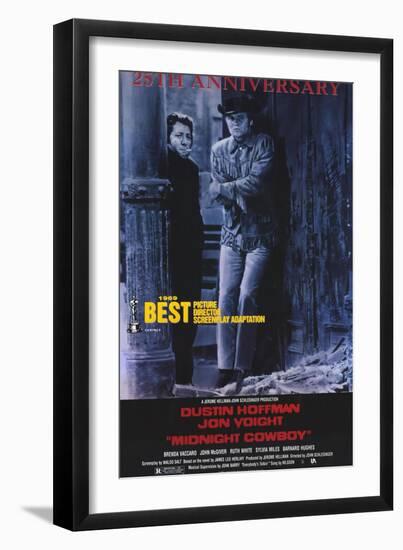 Midnight Cowboy, 25th Anniversary, 1969-null-Framed Art Print