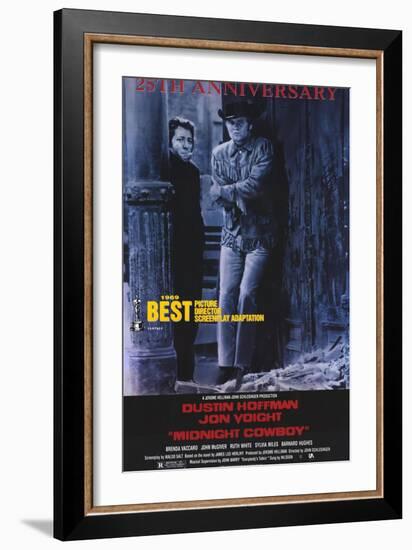 Midnight Cowboy, 25th Anniversary, 1969-null-Framed Art Print