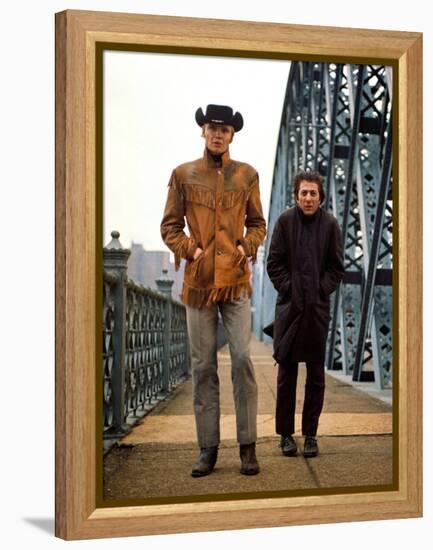 Midnight Cowboy, Jon Voight, Dustin Hoffman, 1969-null-Framed Stretched Canvas