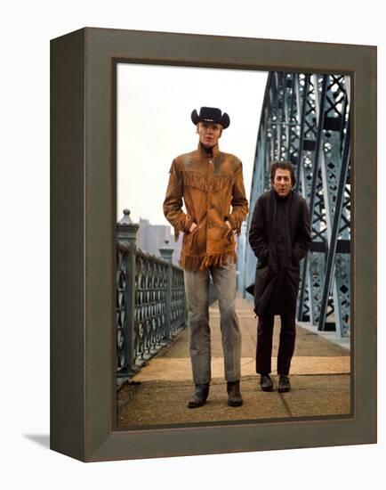 Midnight Cowboy, Jon Voight, Dustin Hoffman, 1969-null-Framed Stretched Canvas