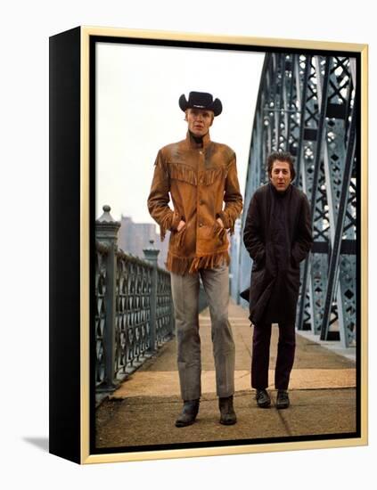 Midnight Cowboy, Jon Voight, Dustin Hoffman, 1969-null-Framed Stretched Canvas