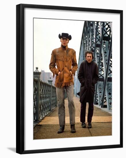 Midnight Cowboy, Jon Voight, Dustin Hoffman, 1969-null-Framed Photo