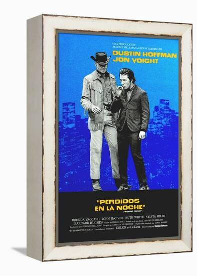 Midnight Cowboy, Jon Voight, Dustin Hoffman, 1969-null-Framed Stretched Canvas