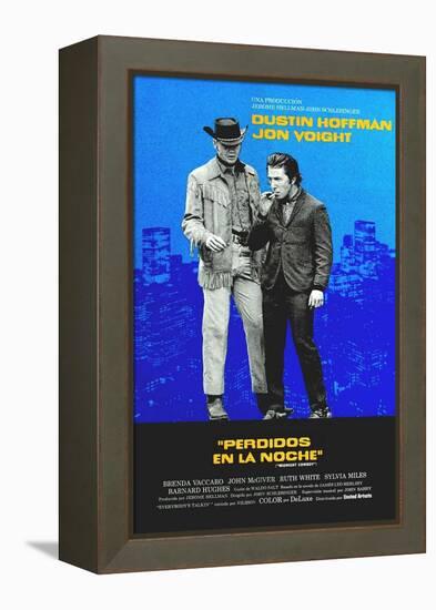 Midnight Cowboy, Jon Voight, Dustin Hoffman, 1969-null-Framed Stretched Canvas