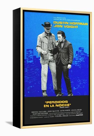 Midnight Cowboy, Jon Voight, Dustin Hoffman, 1969-null-Framed Stretched Canvas