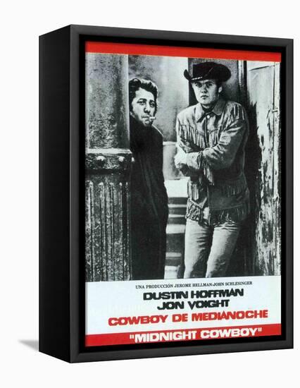 Midnight Cowboy, Spanish Movie Poster, 1969-null-Framed Stretched Canvas