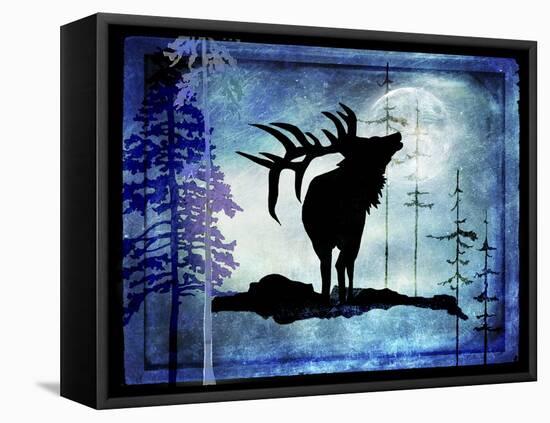 Midnight Elk-LightBoxJournal-Framed Premier Image Canvas