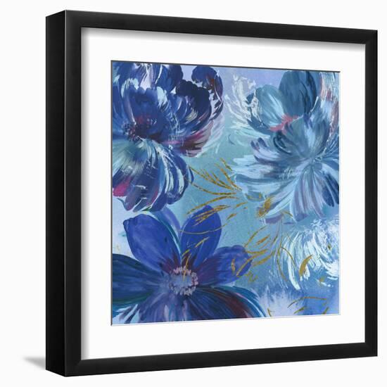 Midnight Floral I-Asia Jensen-Framed Art Print