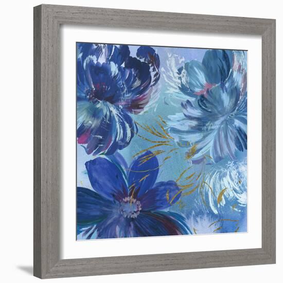 Midnight Floral I-Asia Jensen-Framed Art Print