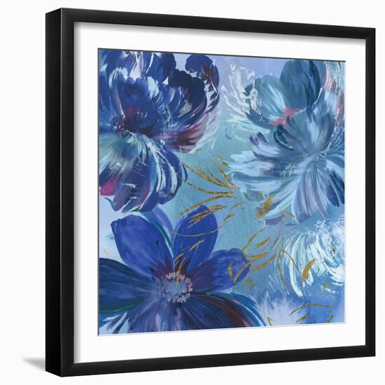 Midnight Floral I-Asia Jensen-Framed Art Print