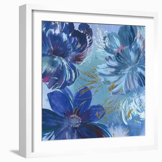 Midnight Floral I-Asia Jensen-Framed Art Print