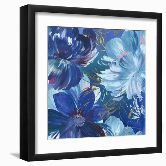 Midnight Floral II-Asia Jensen-Framed Art Print