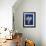 Midnight Flowers, Deep Blue Ground-Ann Oram-Framed Giclee Print displayed on a wall