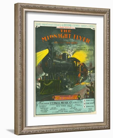 Midnight Flyer: March-Two Step-null-Framed Giclee Print