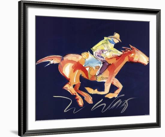 Midnight Flyer-Carrie Fell-Framed Art Print